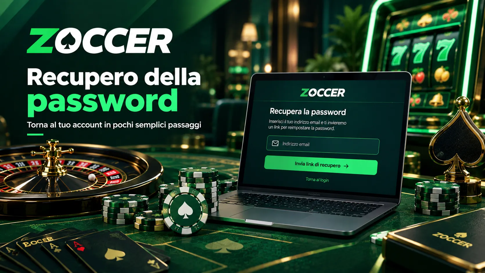 zoccer Recupero della password