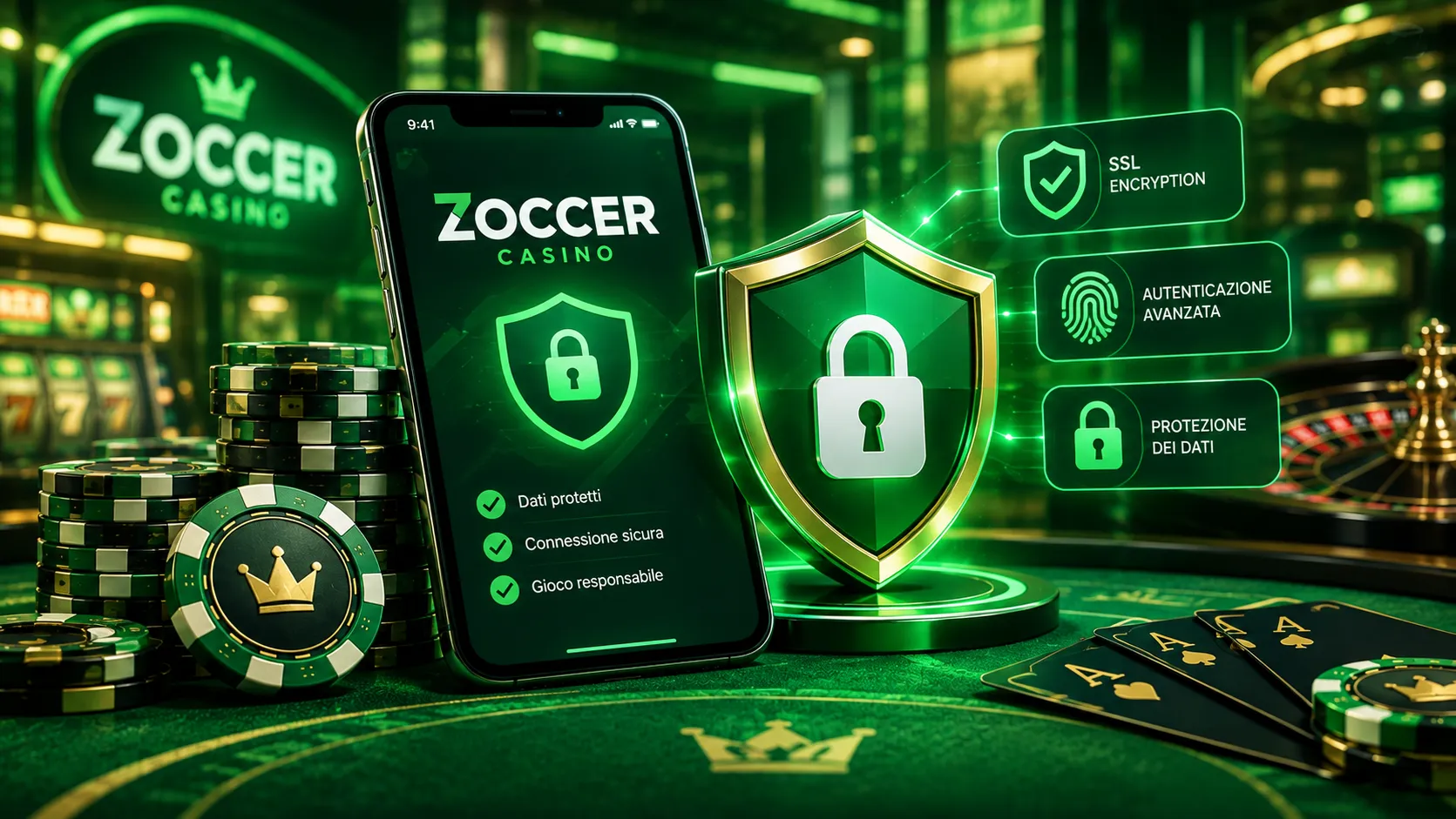 zoccer Sicurezza dell'app