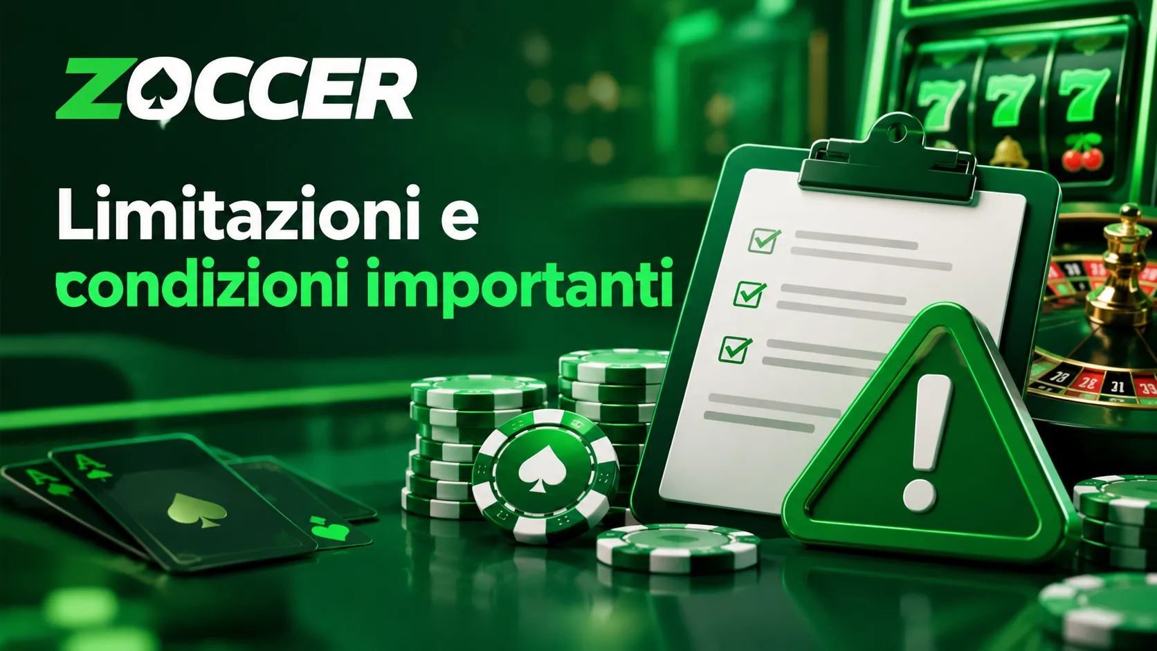 zoccer Limitazioni