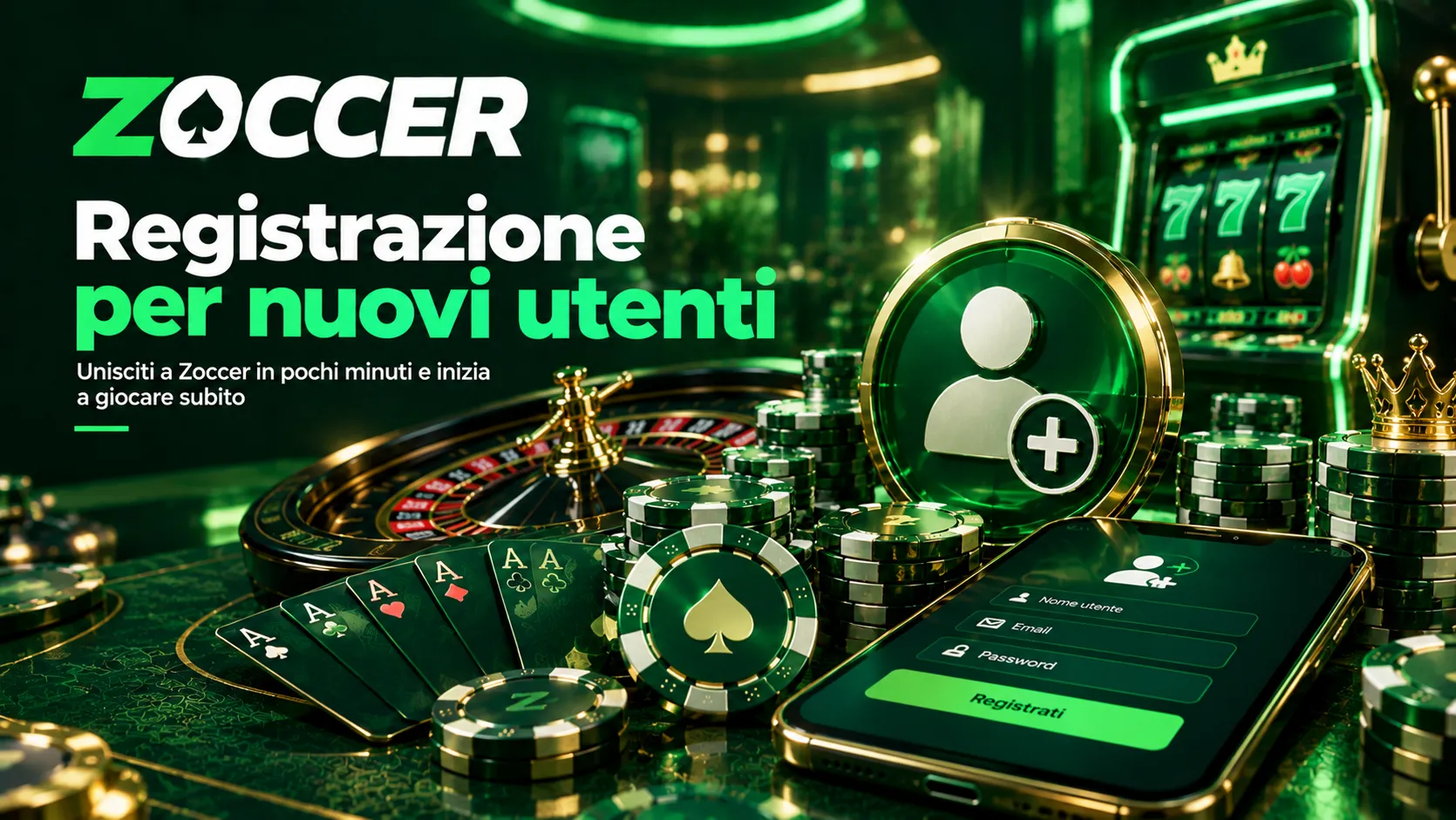 zoccer Registrazione